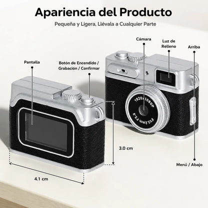 Mini cámara digital 1080P HD